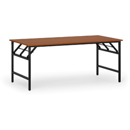 Stół konferencyjny FAST READY, 180x90 cm, czarna podstawa,