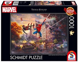 1000 Elementów Puzzle Pq 1000 Thomas Kinkade Spider-Man