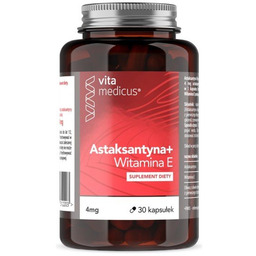 Suplement diety, Astaksantyna Plus wit.E 30 kaps.