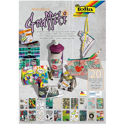 folia 48349 blok z motywem Grafitti, 270 g/m