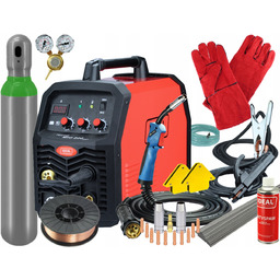 Spawarka Migomat Tecnomig 220 Mma Ideal Zestaw