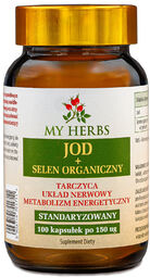 My Herbs Jod + Selen Organiczny, 100 kapsułek