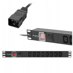 Listwa Zasilająca Rack Pdu 19" Lanberg 1U 16A