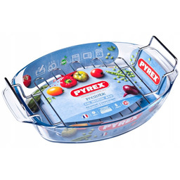 Naczynie żaroodporne do zapiekania z rusztem Pyrex 38x27