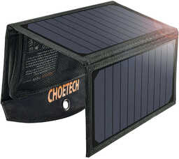 Choetech składana ładowarka solarna słoneczna fotowoltaiczna 19W 2x
