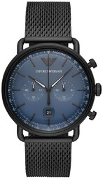Zegarek ARMANI AR11201. Kwarcowy, Kolor niebieski. Mężczyzna.