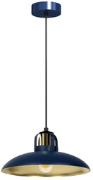Lumes Industrialna lampa wisząca granatowa - K483-Falos