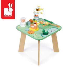 Wielofunkcyjny stolik edukacyjny Łąka 12 m+ J05327-Janod, zabawki