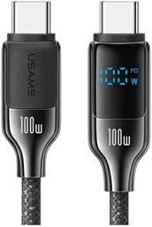 Kabel USAMS USB-C do USB-C 1,2m, 100W, cyfrowy