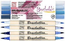 Pisak marker pędzelkowy brush pen do kaligrafii ZESTAW