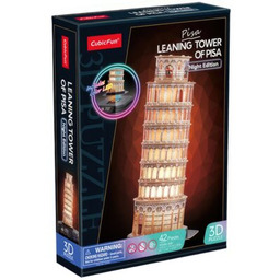Cubicfun Puzzle 3D CUBIC FUN LED Krzywa wieża