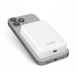 Powerbank Sbs TEBB10000MAG1CW 10000 mAh Magsafe10W Usb-c Biały