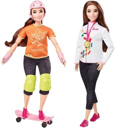 Barbie, lalka Olimpijka skateboardzistka