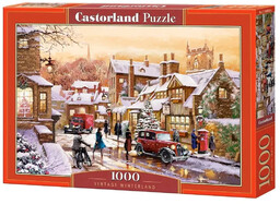 Puzzle 1000 Vintage Winterland CASTOR - Castorland