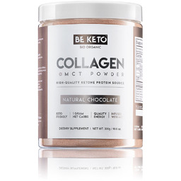 BeKeto Keto Kolagen z Olejem MCT, Naturalna Czekolada