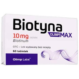 Biotyna Olimp Max 10 mg, 60 tabletek