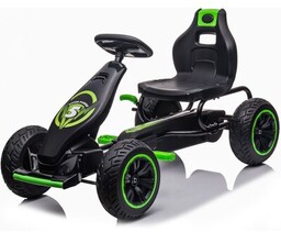 ENERO Gokart na pedały 18 Czarno-zielony