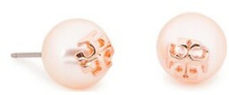 Tory Burch Kolczyki Crystal Pearl Stud Earring 11165514