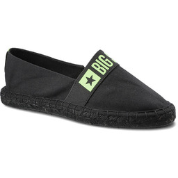 Czarne Espadryle Big Star Damskie Lekkie Półbuty