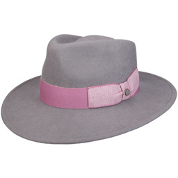 Kapelusz z Filcu Pondia Bogart by Lierys, szary