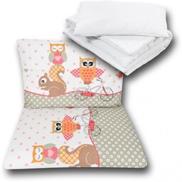 Pościel 135x100 do łóżeczka 140x70 poszewki z wypełnieniem