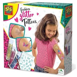 Zestaw kreatywny SES Creative Tatuaże brokatowe 14142