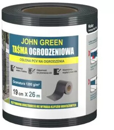 Taśma ogrodzeniowa HARD 1200g/m2 19cm x 26m UV+