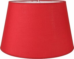 Sema 97217 abażur okrągły tekstura/materiał czerwony
