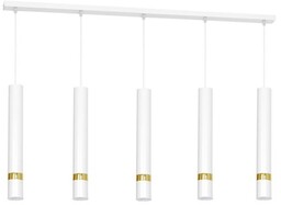 MILAGRO MLP6122 Lampa wisząca Joker 5xGU10 Biały/Złoty