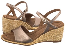 Sandały Caprice Złote 9-28307-42 341 Taupe Metallic (CP408-a)