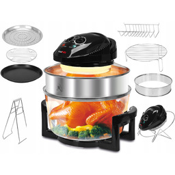 Kombiwar Halogenowy Pierścień Multicooker 17L 1400W 9 Akcesoriów
