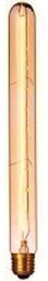 Żarówka dekoracyjna Edison Tuba T30.300 E27 40W Bursztyn