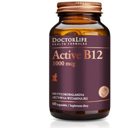 DOCTOR LIFE_Active B12 aktywna witamina B12 1000mcg metylokobalamina