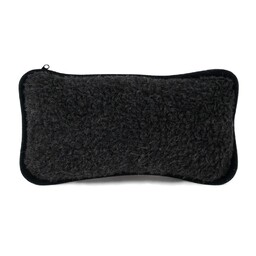 Kampol Poduszka wełniana - podpora karku/szyi 20x40 czarna