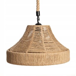 Lampa wisząca jutowa Basket boho