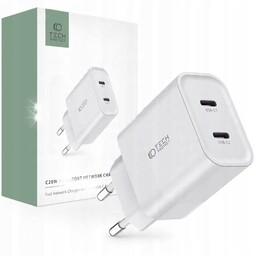 Uniwersalna Kompaktowa Ładowarka Sieciowa Dual Type-c Usb-c 20W