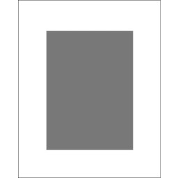 Passe-partout białe 60x80 cm