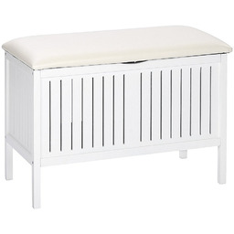 WENKO Pufa łazienkowa OSLO, kosz na pranie, schowek