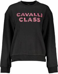 CAVALLI CLASS CZARNA BLUZA BEZ ZAMKA