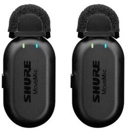 Shure MoveMic Two 2szt. Bezprzewodowy Czarny Mikrofon