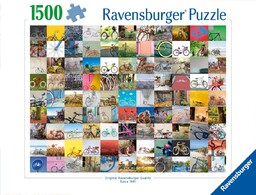 Puzzle 2D: 99 rowerów 1500 elementów
