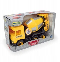 Auto budowlane Middle Truck betoniarka Wader żółta