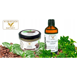 Zestaw Antycellulit - Masło Kawa + Olej