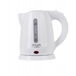 Czajnik plastikowy Adler AD 1272, 1,0 L, biały
