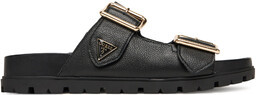 Klapki Guess FLTFST LEA03 Czarny