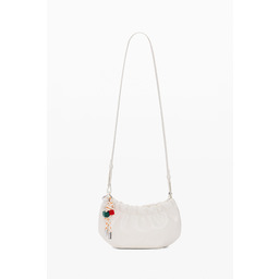 Duża portmonetka typu listonoszka z charmsami