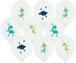 Balony nadrukiem Wesołe Dinozaury - 37 cm -