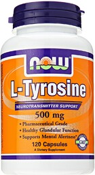 Now Foods L-Tyrosine - L-Tyrozyna 500 Mg -