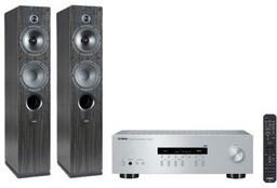 YAMAHA Zestaw stereo R-S202D + INDIANA LINE Tesi