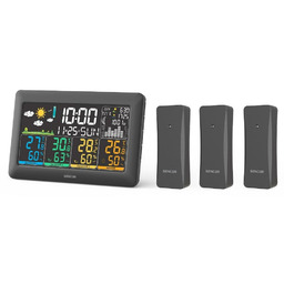 Sencor SWS 6300 Stacja pogodowa z 3 czujnikami